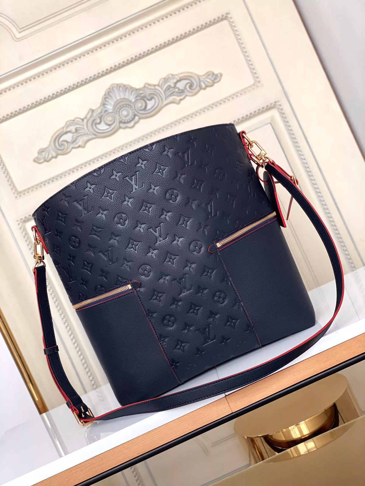 LOUIS VUITTON LU MELIE VEAU CACHEMIRE HANDLE BAG 31.0×12.0×33.0CM 4 COLORS