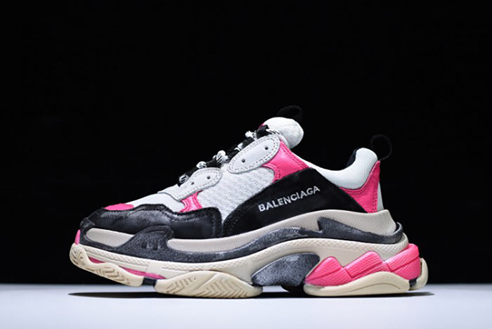 BALENCIAGA 17FW TRIPLE S BLACK PINK WOMEN SNEAKER