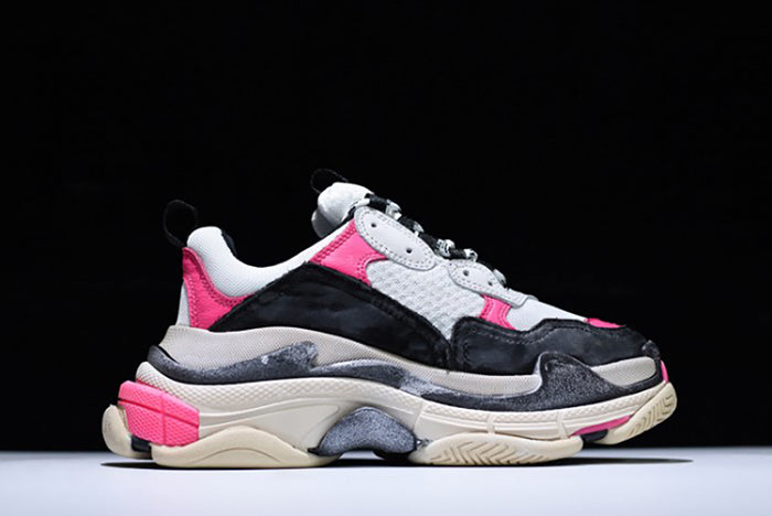 BALENCIAGA 17FW TRIPLE S BLACK PINK WOMEN SNEAKER