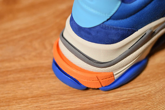 BALENCIAGA TRIPLE S BLUE ORANGE