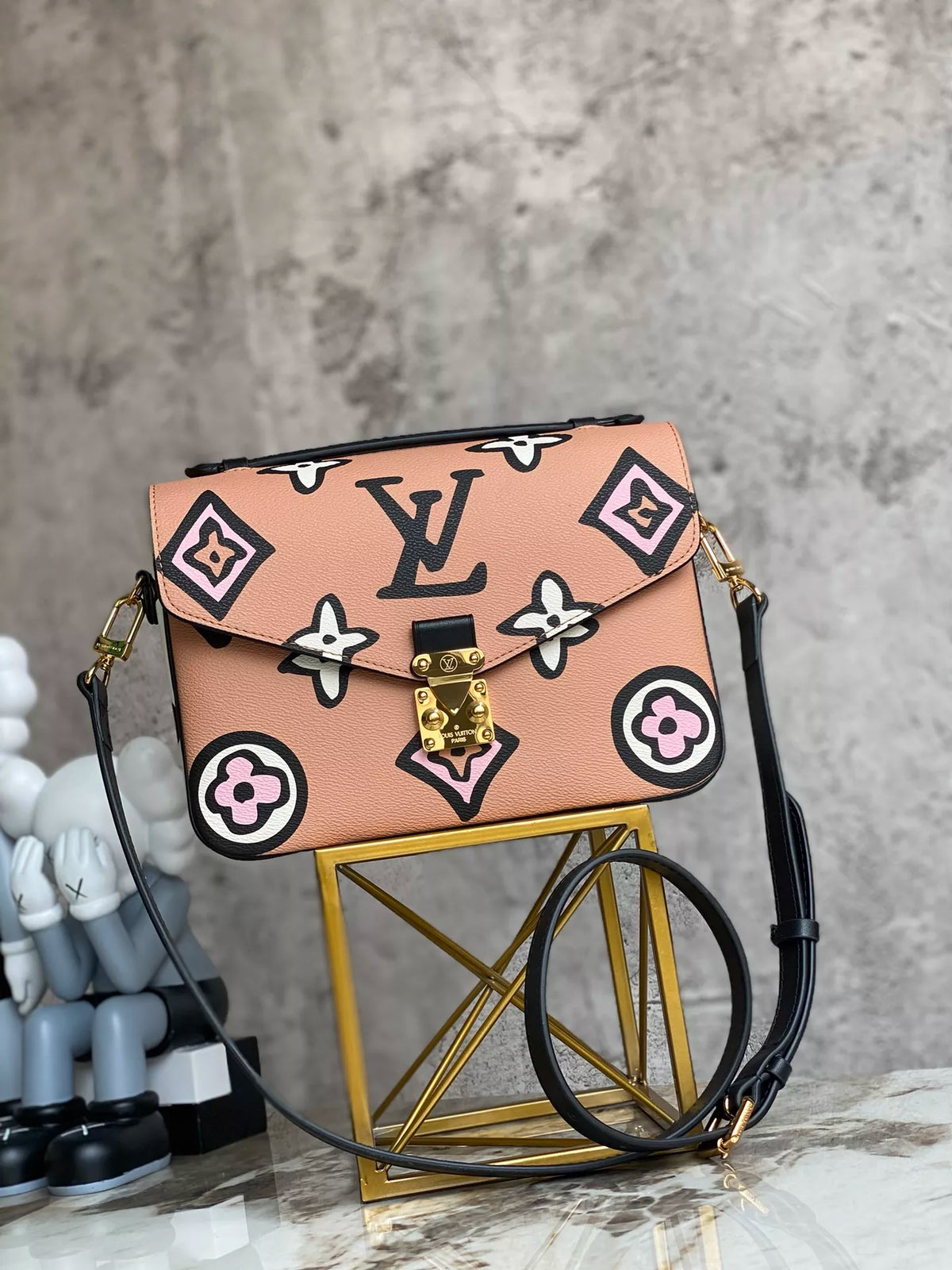 LOUIS VUITTON MONOGRAM MESSENGER MÉTIS BAG 25 X 19 X 9 CM