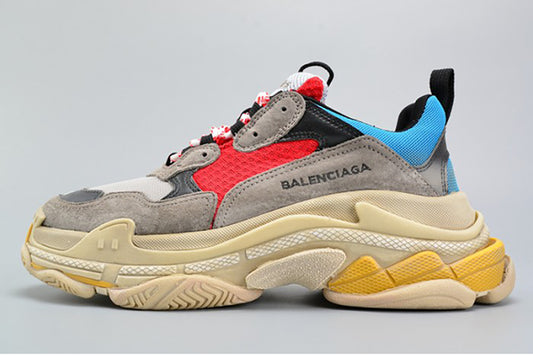 BALENCIAGA TRIPLE S TRAINER RED/ BLUE/ YELLOW