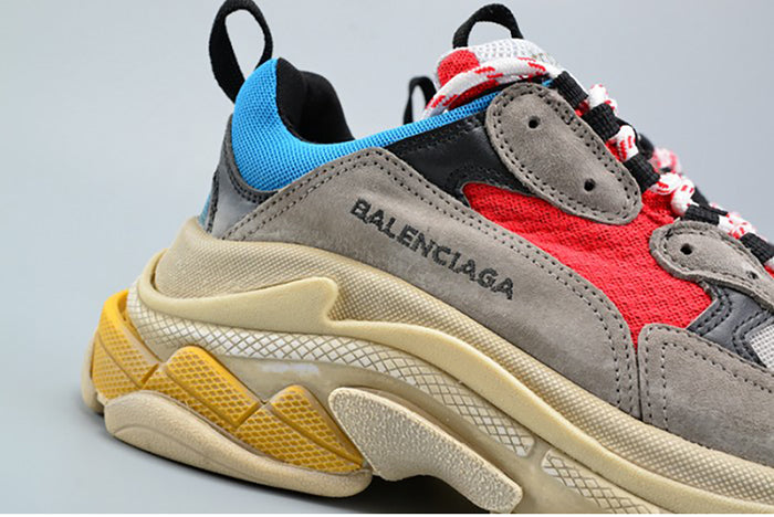 BALENCIAGA TRIPLE S TRAINER RED/ BLUE/ YELLOW