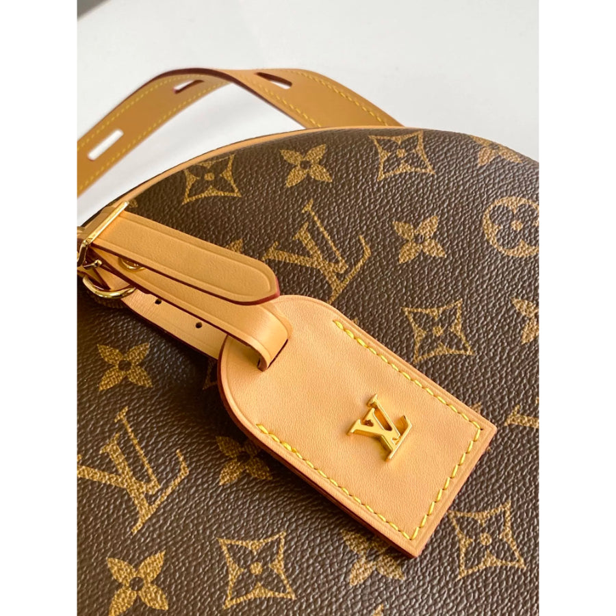 LOUIS VUITTON 20*22.5*8CM BOITE CHAPEAU SOFT HANDBAG, MONOGRAM CANVAS