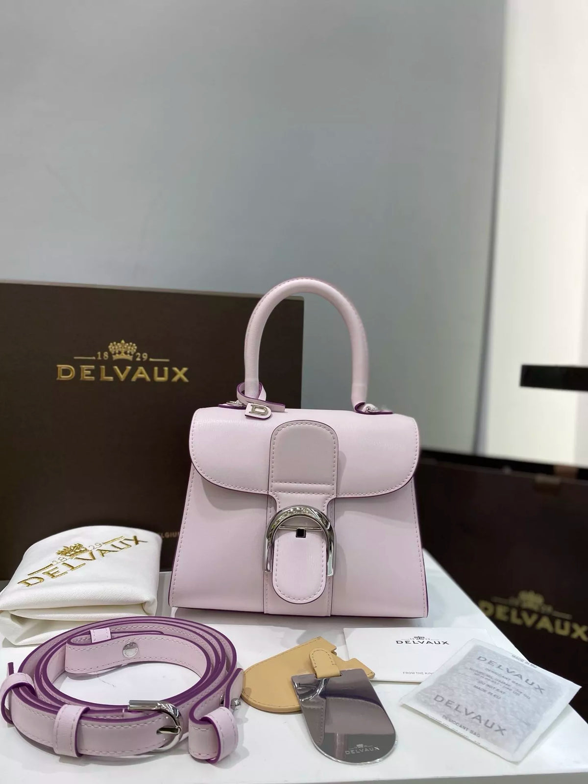LOUIS VUITTON 20CM/28CM DELVAUX BRILLANT BAG