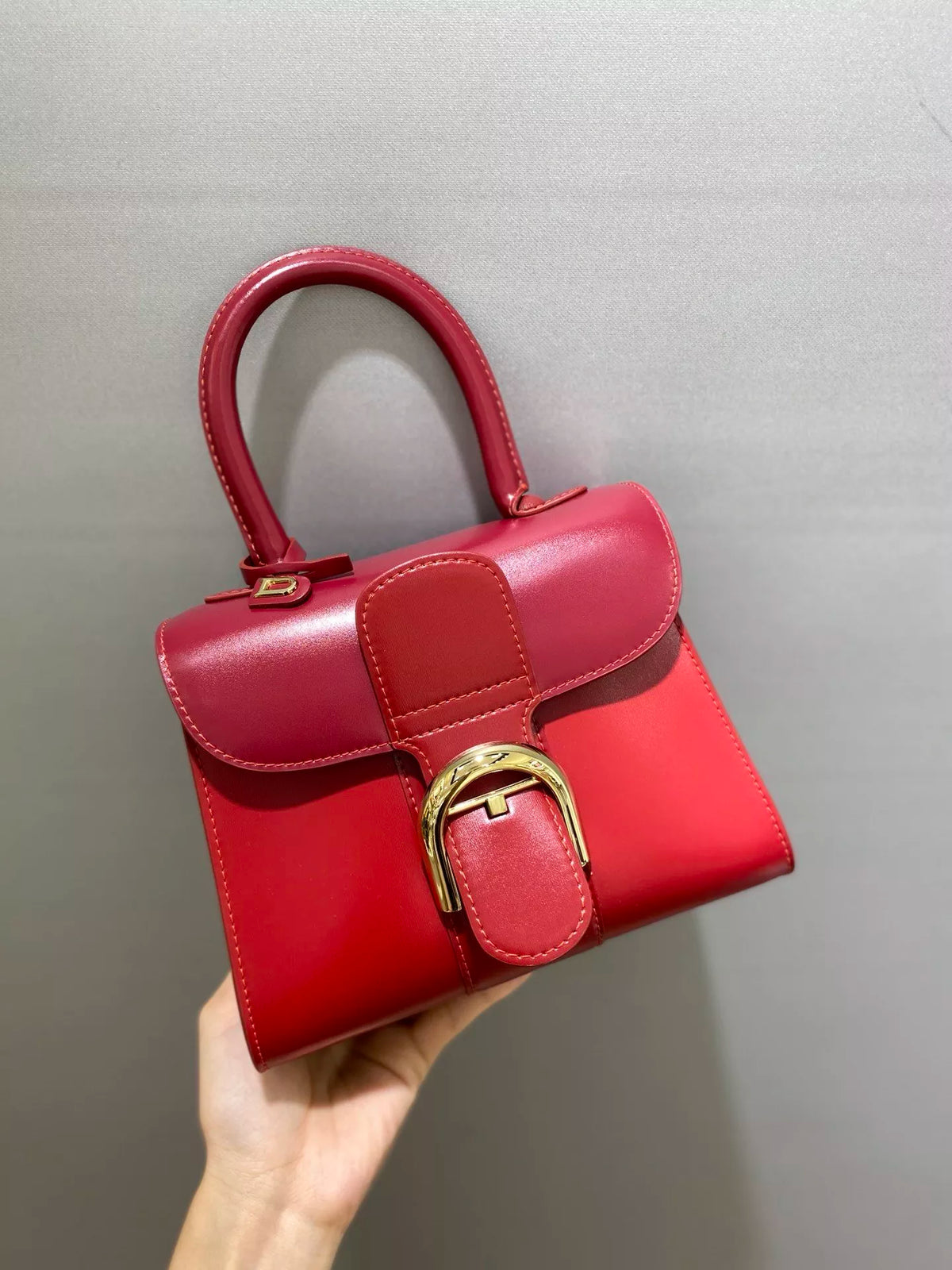LOUIS VUITTON 20CM/28CM Delvaux Brillant Togo Bag