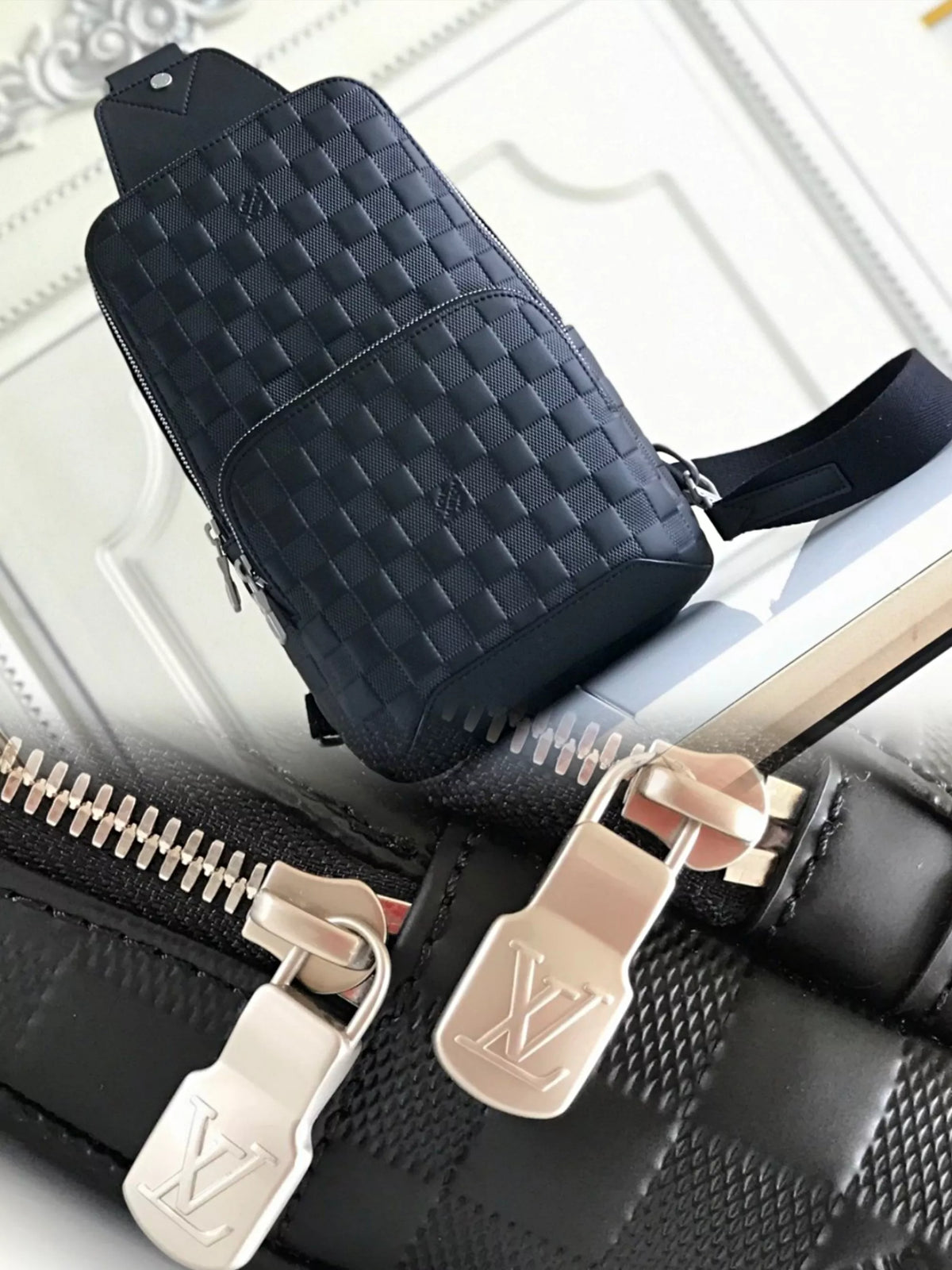 LOUIS VUITTON 20 X 31 X 10CM AVENUE SHOULDER BAG, DAMIER INFINI LEATHER