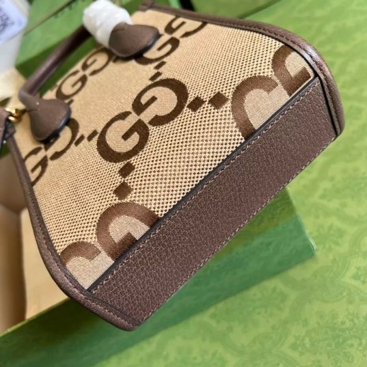 LOUIS VUITTON 16*20*7CM RETRO MINI TOTE BROWN / CANVAS