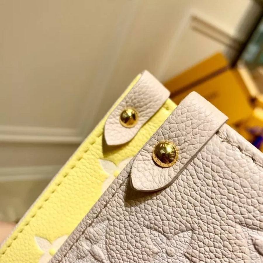 LOUIS VUITTON 35*27*14CM ON THE GO HANDBAG, COWHIDE