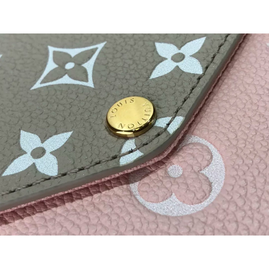 LOUIS VUITTON 21*12*3CM SPRING IN THE CITY CAPSULE SERIES, POCHETTE FELICIE CHAIN BAG, EMBOSSING