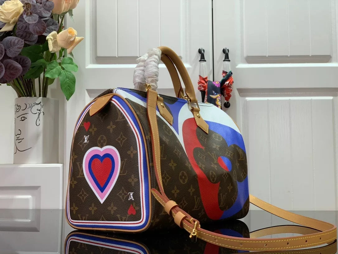 LOUIS VUITTON 30X21 X17CM SPEEDY BANDOULIERE 30 HANDBAG