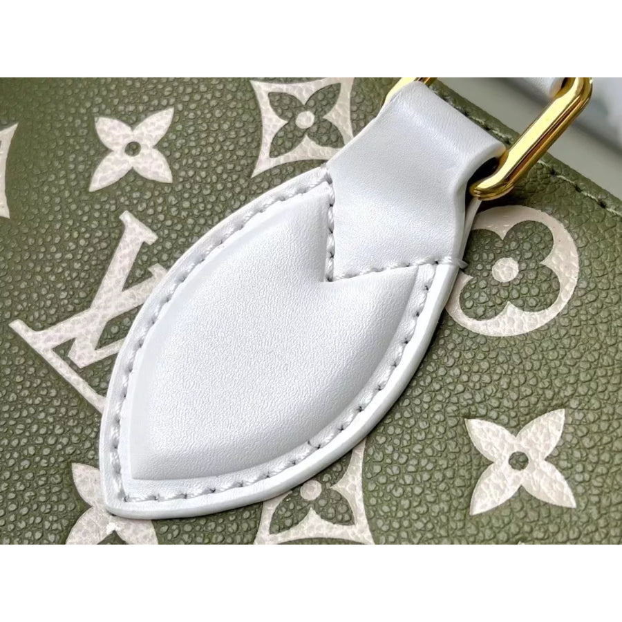 LOUIS VUITTON 35X27X 14CM ONTHEGO HANDBAG, MONOGRAM EMPRENTE COW LEATHE