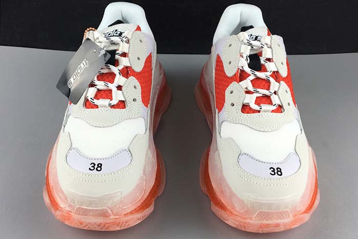 BALENCIAGA TRIPLE TRAINER "RED -WHITE"