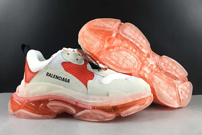 BALENCIAGA TRIPLE TRAINER "RED -WHITE"