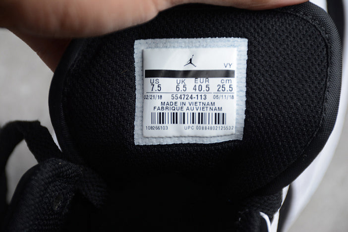 AIR JORDAN 1 MID "WHITE BLACK"