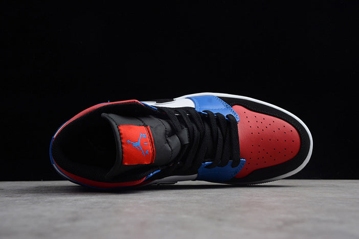 AIR JORDAN 1 MID GS TOP 3 "RED/BLUE/WHITE/BLACK"