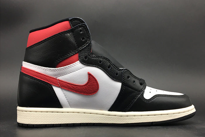 AIR JORDAN 1 "BLACK WHITE GYM RED"