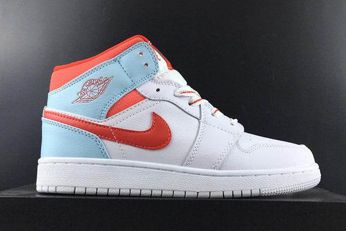 AIR JORDAN 1 MID "WHITE TOPAZ" (GS)