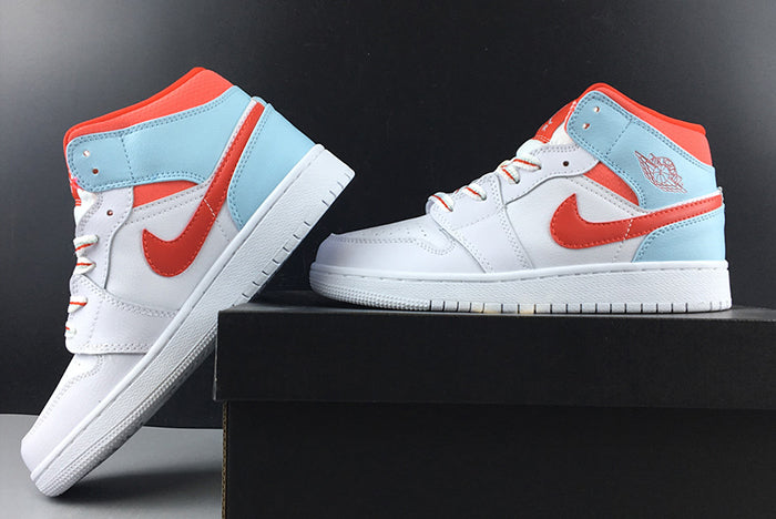 AIR JORDAN 1 MID "WHITE TOPAZ" (GS)