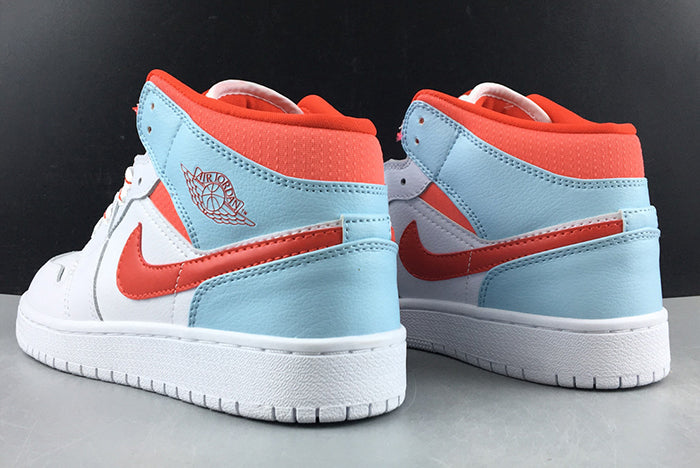 AIR JORDAN 1 MID "WHITE TOPAZ" (GS)