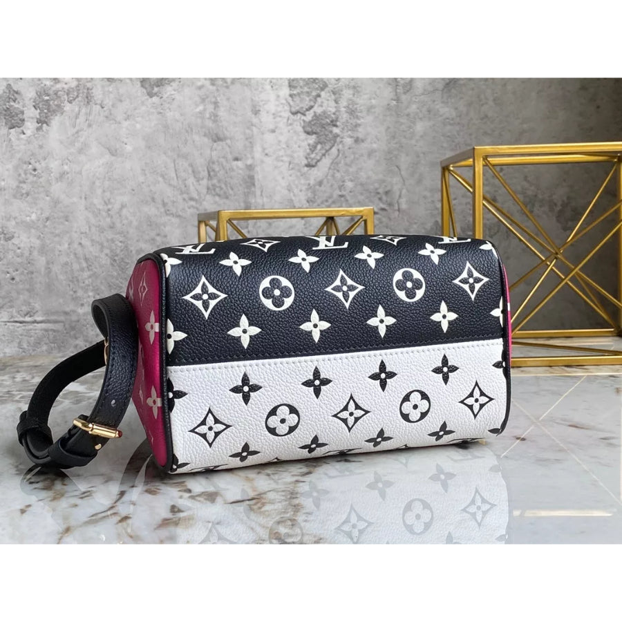 LOUIS VUITTON 20.5*13.5*12CM FULL LEATHER SPEEDY PILLOW BAG SERIES, COWHIDE
