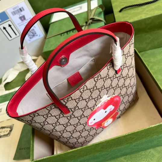 LOUIS VUITTON 21*20*10CM SNOWY CARTOON DESIGN SHOPPING BAG