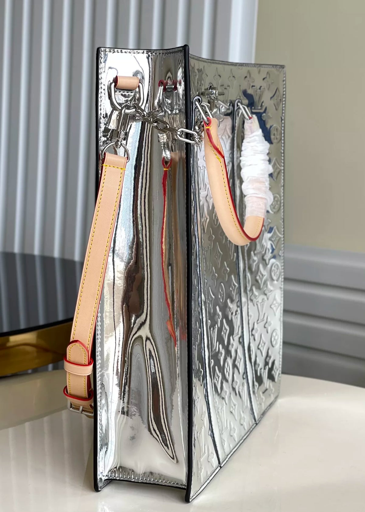 LOUIS VUITTON SAC PLAT MIRROR MIRROR VIRGIL ABLOH 36 X 40 X 9CM