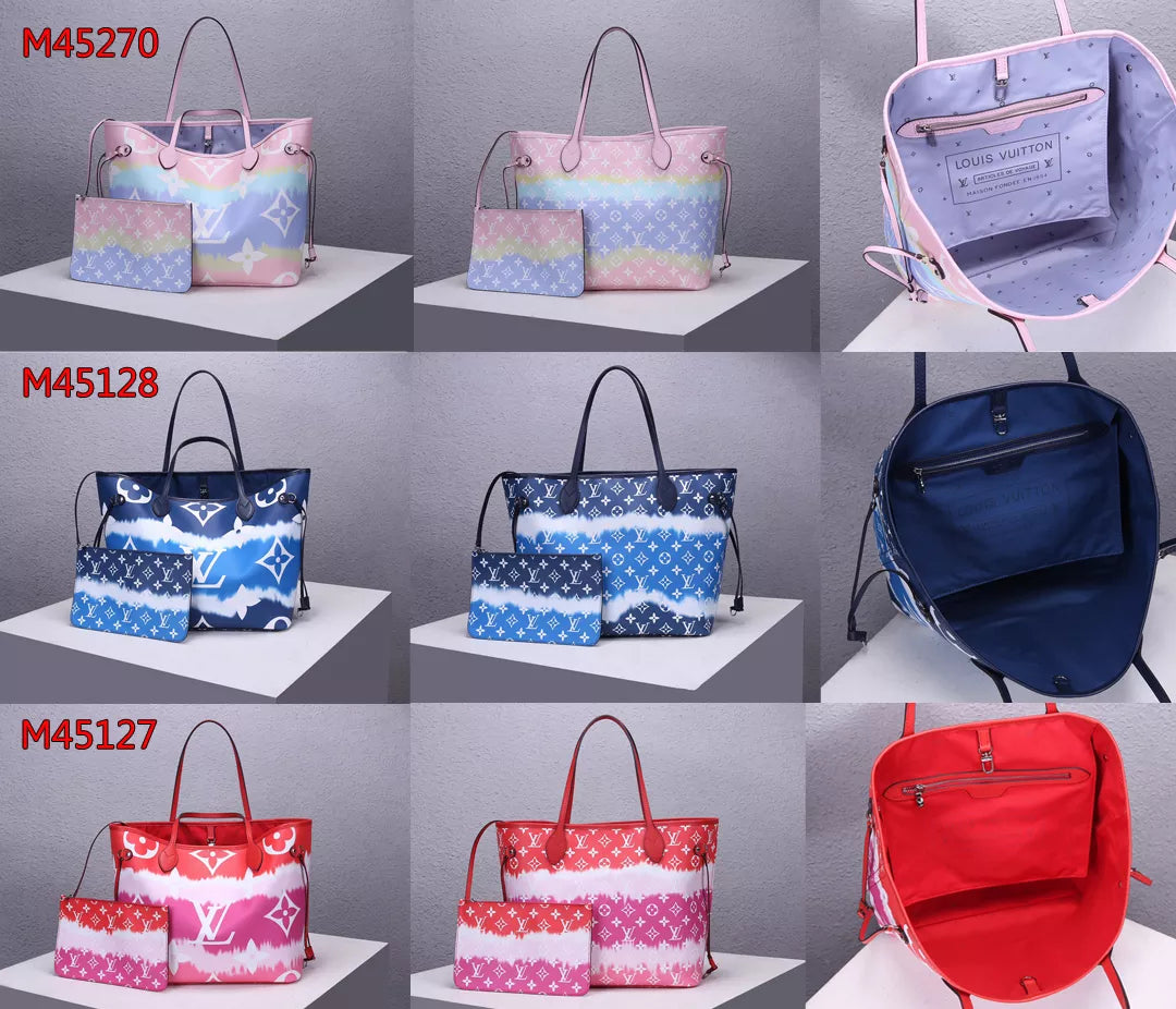 LOUIS VUITTON NEVERFULL MM BAG ESCALE