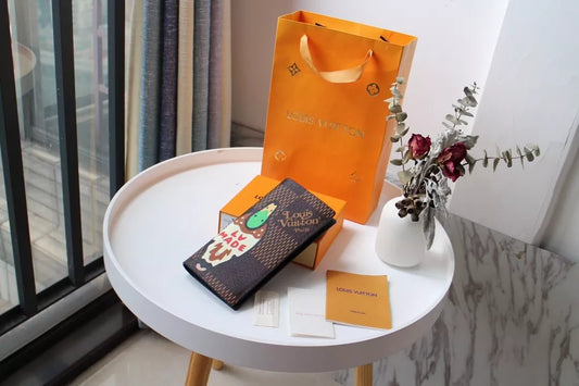 LOUIS VUITTON 10.0 x 19.0 x 2.0 CM VIRGIL ABLOH BAG GIANT DAMIER EBENE WALLET