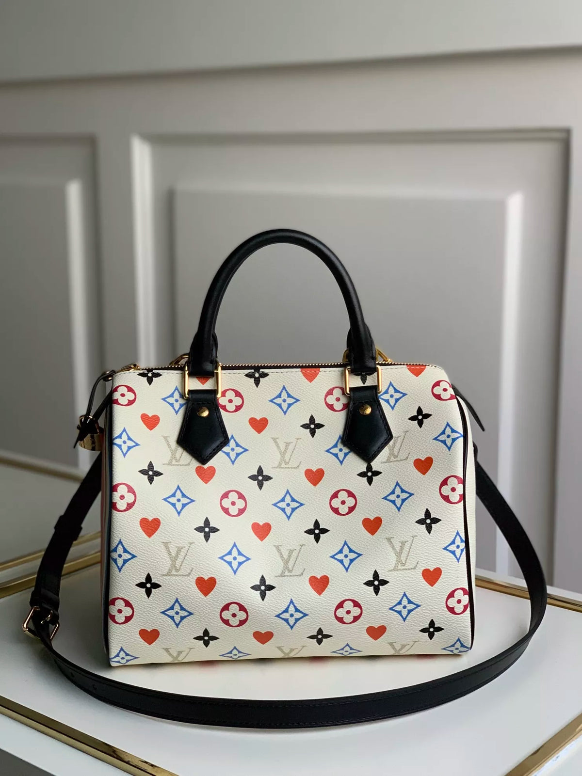 LOUIS VUITTON  25 X 19 X 15CM SPEEDY BANDOULIÈRE 25 GAME ON MONOGRAM