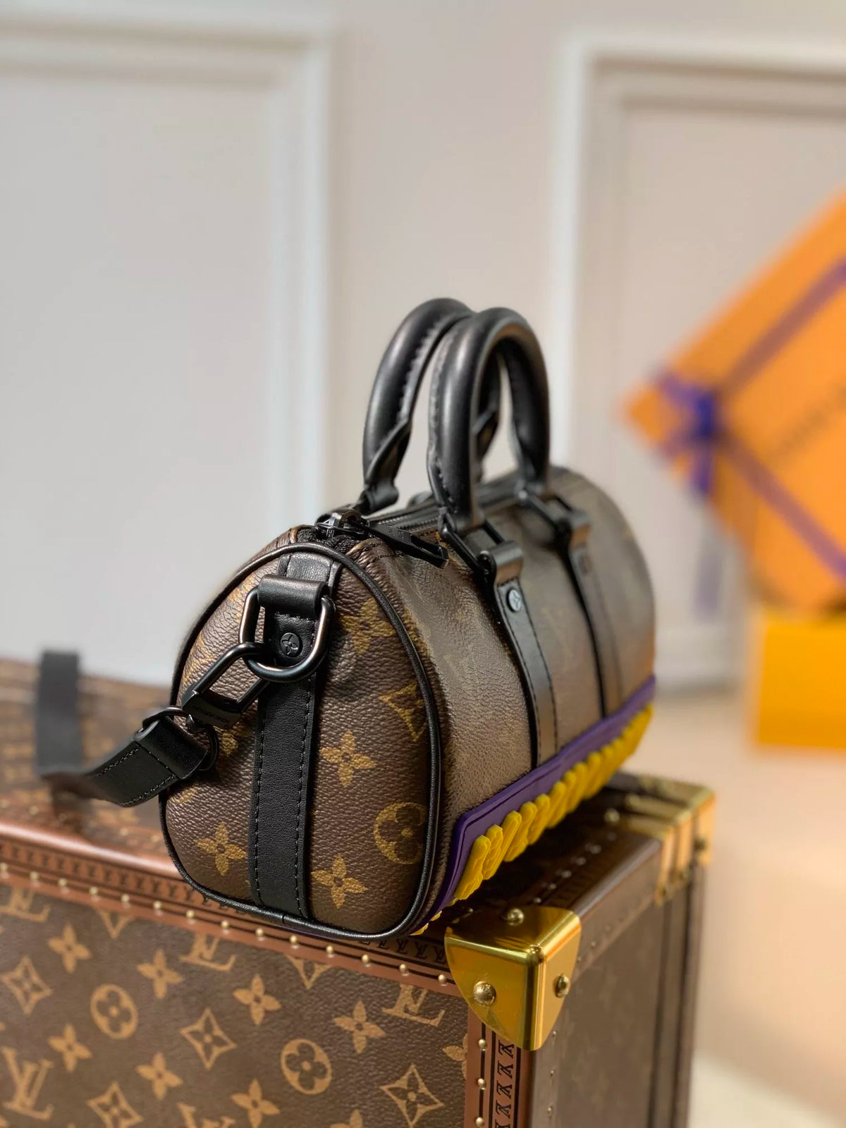 LOUIS VUITTON 20*10*5CM LETTER SERIES, HANDBAG FLOWER MATERIAL