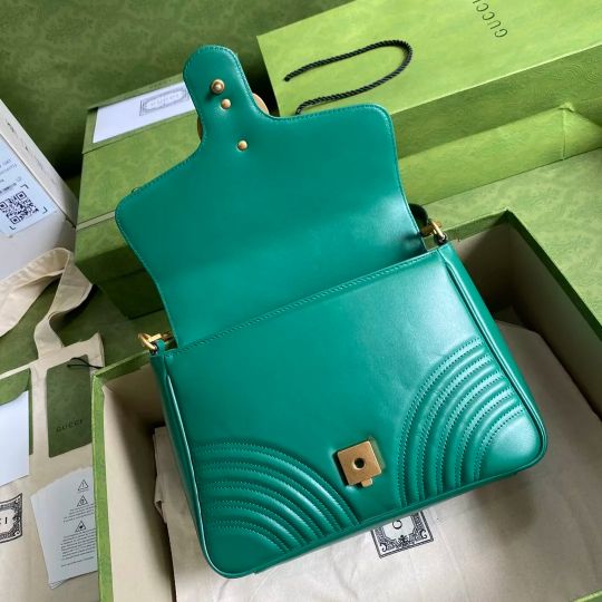 LOUIS VUITTON 27*19*10.5CM 547260 21*15*8CM 443497 26*15*7CM 446744 22*13*6CM 476433 16.5*10*5CM MARMONT SERIES GREEN IMPORTED ORIGINAL