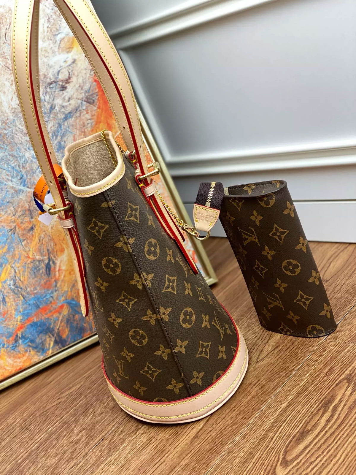 LOUIS VUITTON 23 X 15 X 26CM PETIT BUCKET VINTAGE MONOGRAM