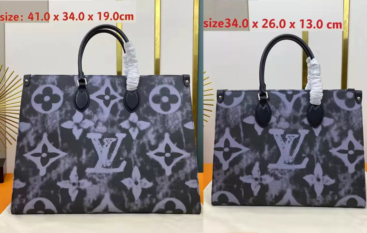 LOUIS VUITTON MM 34.0 X 26.0 X 13.0 CM GM 41.0 X 34.0 X 19.0 CM MONOGRAM REVERSE ONTHEGO
