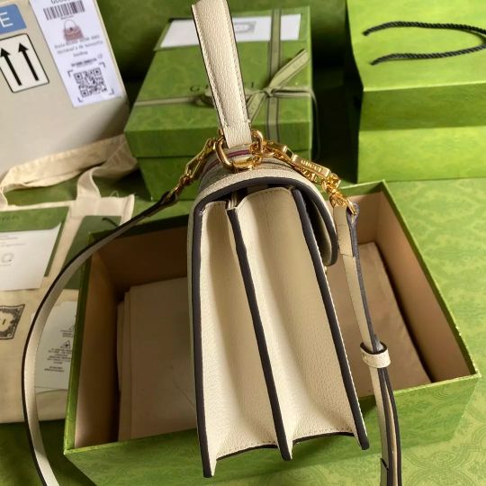 LOUIS VUITTON  25*17.5*7CM GG ORPHIDIA SERIES, WHITE