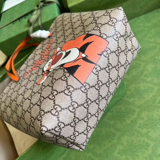 LOUIS VUITTON 21*20*10CM CHILDREN'S BAG PRINTED TIGER / ORANGE