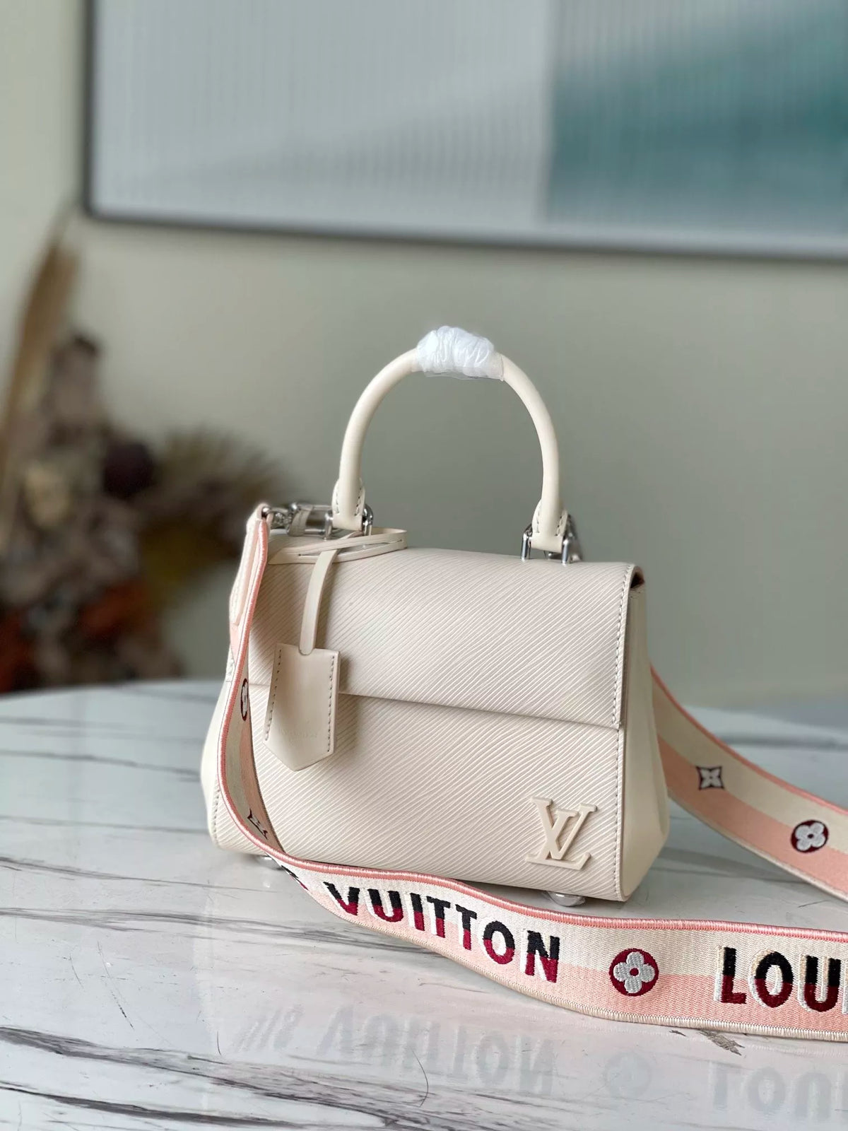 LOUIS VUITTON 20*16*7.5CM CLUNY MINI HANDBAG, EPI LEATHER