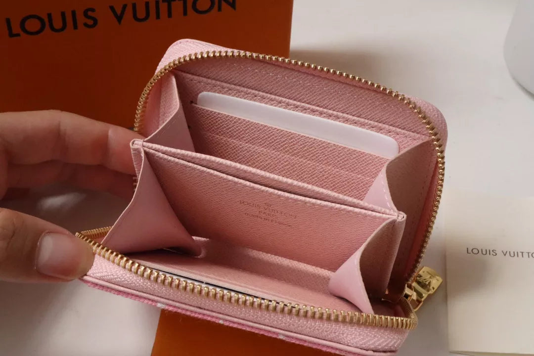 LOUIS VUITTON ZIPPY COIN PURSE & SARAH WALLET