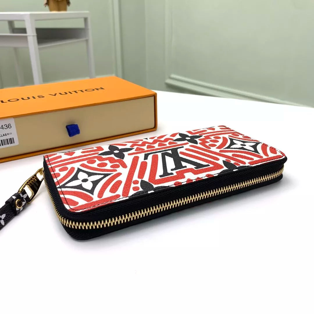 LOUIS VUITTON 19.5 X 10.5 X 2.5 CM CRAFTI'S "SPECIAL EDITION" GIBBY WALLET BAG