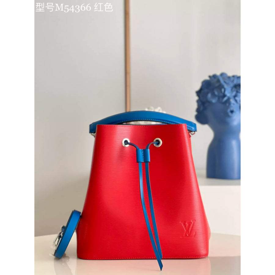 LOUIS VUITTON 20*20*13CM NEONOE BB BUCKET BAG, SPLASHED EPI LEATHER