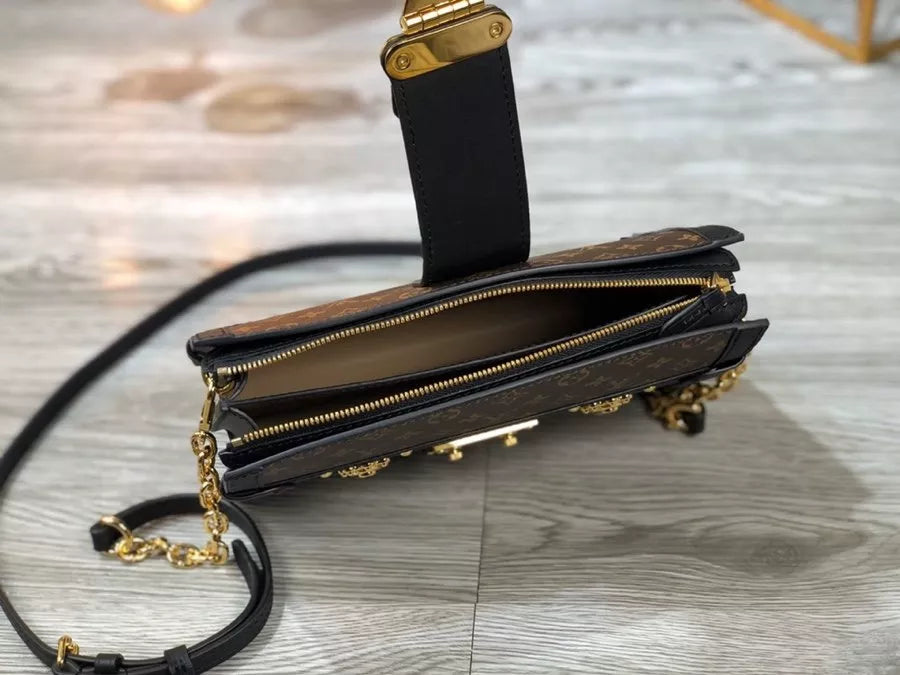 LOUIS VUITTON 20*12*5.5CM TRUNK PETITE MALLE BAG