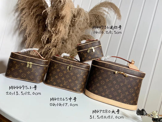 LOUIS VUITTON NICE NANO TOILETRY POUCH COSMETIC BAGS