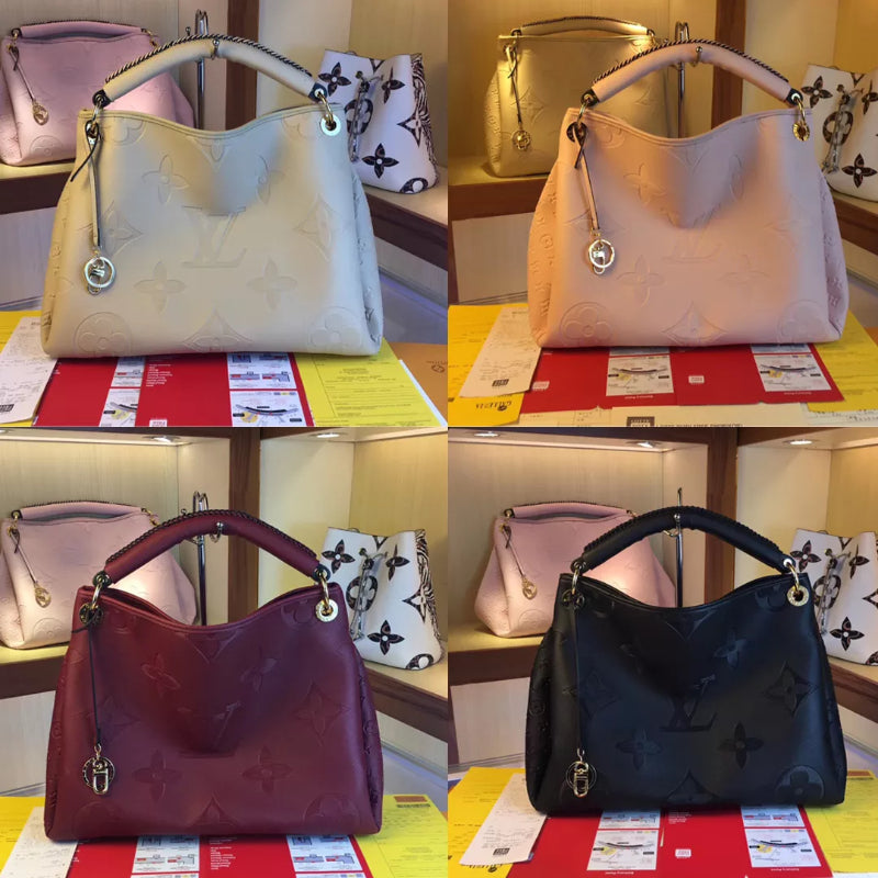 LOUIS VUITTON 46x32x24CM ARTSY MM MONOGRAM EMPREINTE 3A
