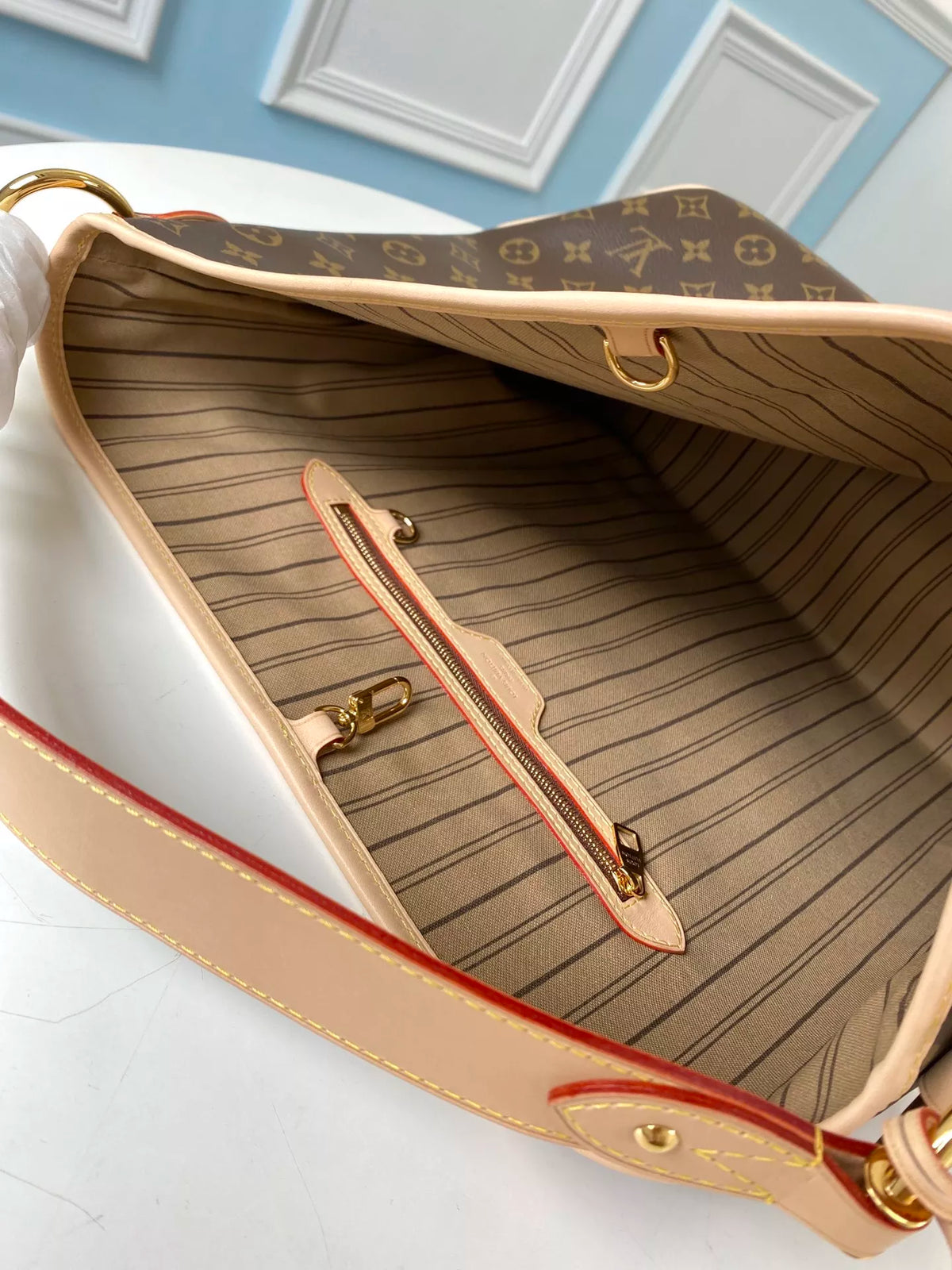 LOUIS VUITTON DELIGHTFUL MM HANDBAG 30.5X11.5X28.5CM