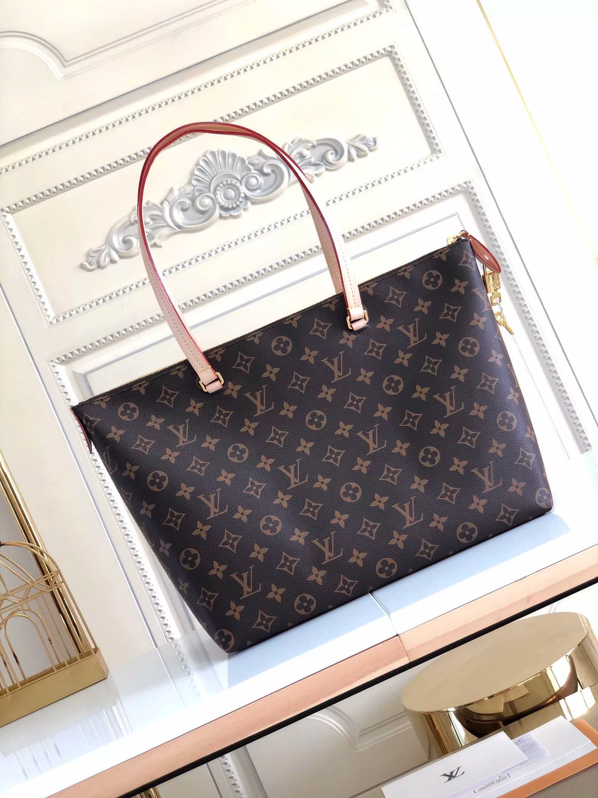 LOUIS VUITTON 42*27*17CM IENA MM HANDBAG