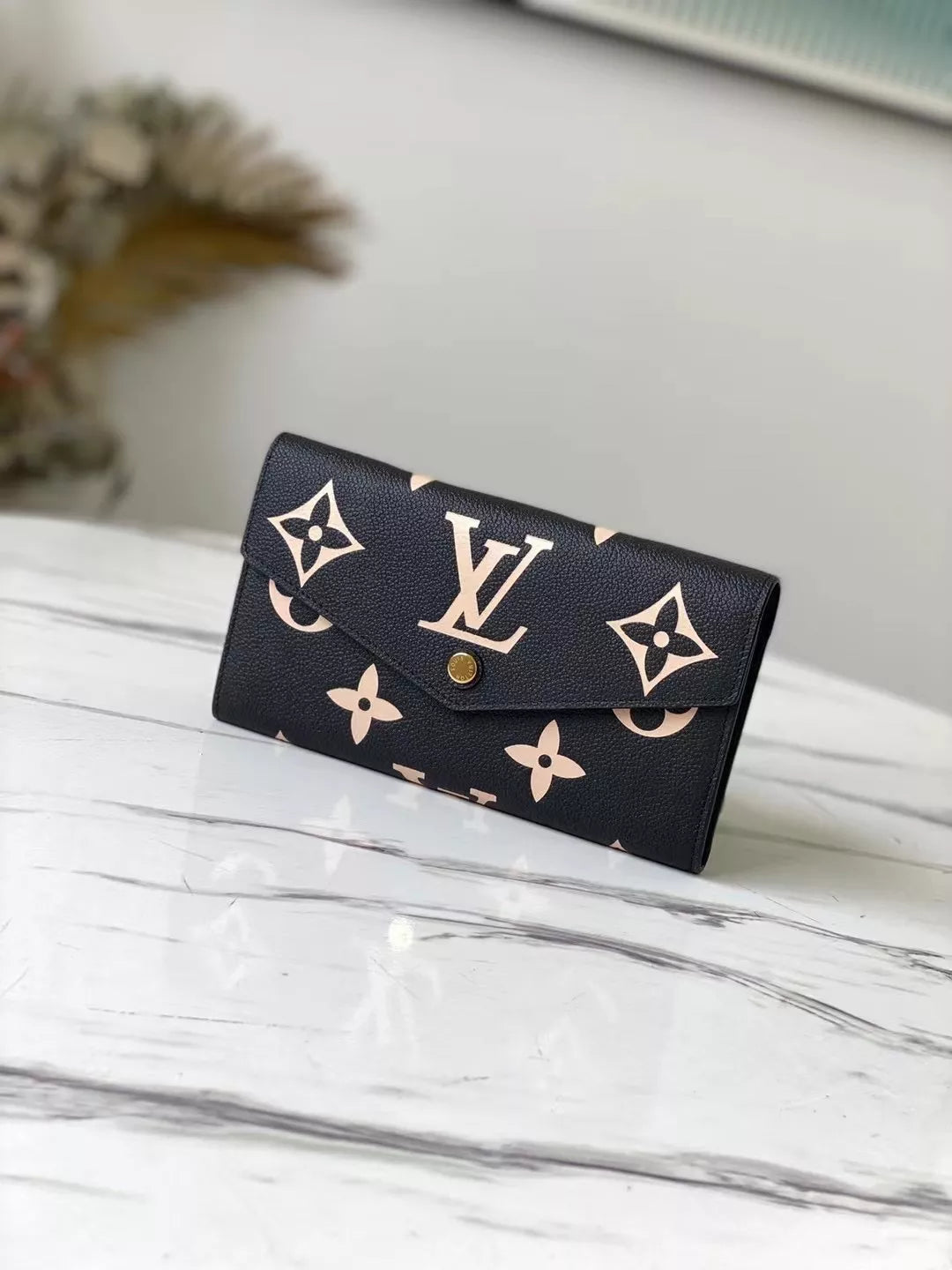 LOUIS VUITTON 19.5 X 10.5 X 2.5CM CHAIN  MONOGRAM EMPREINTE WALLETS