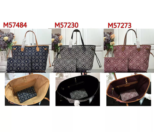 LOUIS VUITTON NEVERFULL MM BAG MONOGRAM JACQUARD SINCE 1854