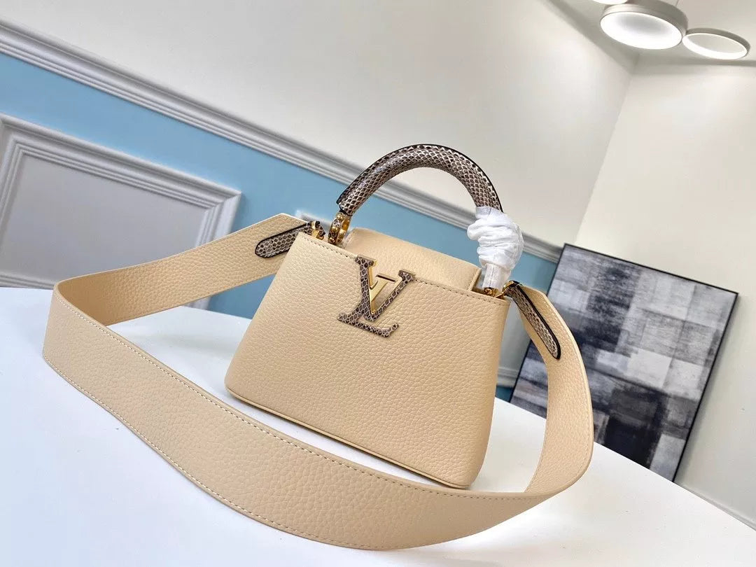 LOUIS VUITTON 21.0 X 14.0 X 8.0 CM CAPUCINES MINI BAG