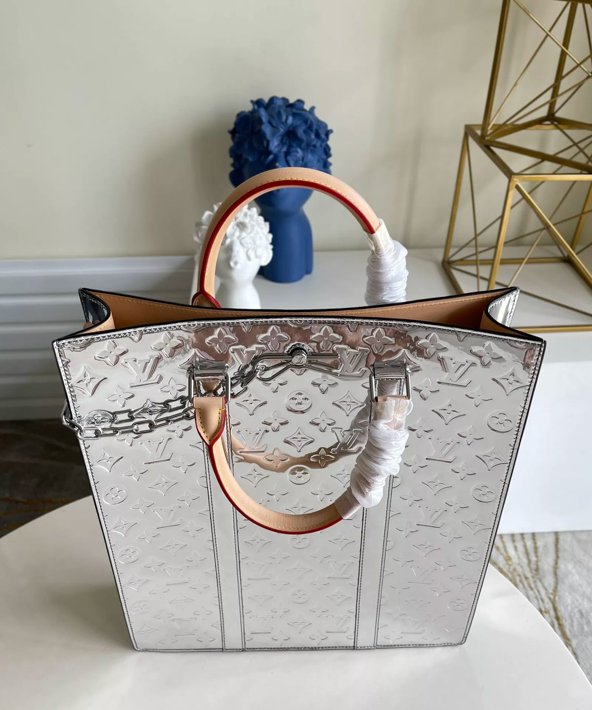 LOUIS VUITTON SAC PLAT MIRROR MIRROR VIRGIL ABLOH 36 X 40 X 9CM