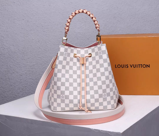 LOUIS VUITTON 26×26×17.5CM NÉONOÉ MM DAMIER AZUR